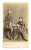 Fotografia d epoca originale 1890 ca VENEZIA Marito e moglie  Foto Fratelli Giuseppe e Luigi VIANELLI  CDV 1