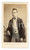 Fotografia d epoca originale 1890 ca TORINO Gentiluomo con monocolo  Ritratto CDV Foto LE LIEURE 1