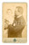 Fotografia d epoca originale 1900 ca NAPOLI Padre con figlio neonato  Ritratto CDV Foto MONTABONE 6x10 cm 1