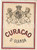 Materiale pubblicitario d’epoca 1950 ca Liquore CURACAO D OLANDA Etichetta pubblicitaria 9x13 cm 5 1