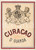 Materiale pubblicitario d’epoca 1950 ca Liquore CURACAO D OLANDA Etichetta pubblicitaria 9x13 cm 3 1