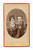 Fotografia d epoca originale 1900 ca GENOVA ? Coppia di giovani sposi CDV Foto G. ROSSI 6x10 cm 1