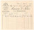 Documento originale, autentico 1904 CHIERI TO MASERA Giovanni Felice succ. ALTINA  Ferramenta Fattura 1