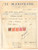 Documento originale, autentico 1940 MILANO Tipografia IL MANIFESTO  Fattura locandine CICLISMO Vigorelli 2 1