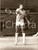Fotografia d epoca originale 1980 circa ITALIA Tennis Luca BOTTAZZI durante un match Sponsor FILA Fotografia 1