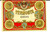 Materiale pubblicitario d’epoca 1950 ca LIQUORE VERMOUTH CHINATO Etichetta pubblicitaria VINTAGE 13x10 cm 2 1