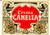 Materiale pubblicitario d’epoca 1920 ca CREMA CANELLA  Etichetta pubblicitaria liquore VINTAGE 13x10 4 1