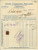 Documento originale, autentico 1936 ALESSANDRIA Ditta BADARACCO E GANDOLFO Unione Comm. Piemontese  Fattura 1