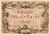 Materiale pubblicitario d’epoca 1955 ca ACRI CS Azienda agricola SPROVIERI Rosso delle fratte Etichetta 1