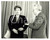 Fotografia d epoca originale 1990 FRANCIA Catherine TRAUTTMAN e Théo BRAUN Incontro politico Fotografia 1