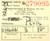 Materiale pubblicitario d’epoca 1949 TRANSCONTINENTAL & WESTERN AIR Baggage check Etichetta bagagli 2 1