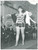 Fotografia d epoca originale 1960 ca MILANO MODA ESTATE Modella sfila in completo corto con giacca Foto 1