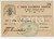 Oggetto da collezione cartaceo 1906 MILANO X Torneo Scacchistico Nazionale - Tessera Ing. Cav. Ettore PALADINI 1
