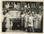 Fotografia d epoca originale 1937 MILANO Partenza artisti Teatro alla Scala in treno per la Germania Foto 1