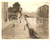Fotografia d epoca originale 1925 MILANO Naviglio a Porta Ticinese  Foto quadro Antonio PIATTI  AUTOGRAFO 1