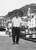 Fotografia d epoca originale 1955 PORTOFINO Aristotele ONASSIS a passeggio  Foto vintage RARA 18x24 cm 1 1