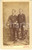Fotografia d epoca originale 1890 ca LAUSANNE Due fratelli in abito da passeggio Foto CDV Robert DE GRECK 1