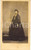 Fotografia d epoca originale 1870 ca MILANO Giovane donna in abito scuro  Fotografia Fiorentina CDV 1