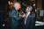 Fotografia d epoca originale 1995 ca MILANO Marco PANNELLA e Paolo GAMBESCIA 35mm VINTAGE SLIDE 1