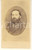 Fotografia d epoca originale 1870 ca VARESE Ritratto maschile  Busto Foto Eugenio FIDANZA CDV 1