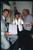Fotografia d epoca originale 1990 ca MILANO Claudia BUCCELLATI a RADIO VIA MONTENAPOLEONE 35mm VINTAGE SLIDE 1