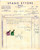 Documento originale, autentico 1942 BRESCIA Via Solferino 19 Laboratorio elettromeccanico Ettore SPANO Fattura 1