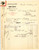 Documento originale, autentico 1913 MARSEILLE Rue Jobin  Henri VALETTE Laines brutes  Facture 1 1