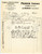 Documento originale, autentico 1914 LYON Rue Tronchet PERRIN FRÈRES Fabrique de meubles & sièges  Facture 1