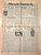 Giornale, rivista storica 1945 GIORNALE LOMBARDO Mussolini contro le donne magre Mostra della Liberazione 1