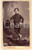 Fotografia d epoca originale 1870 ca PAVIA Ritratto di bambino in divisa  Foto B. RAIMONDI CDV 1