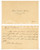 Autografo originale 1920 ca PADOVA Maria Carolina MESTRINER direttrice Collegio Dimesse  Autografo 1