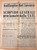 Giornale, rivista storica 1948 BATTAGLIE DEL LAVORO Tutta l Italia si è fermata Bollettino sciopero n° 30 1