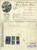 Documento originale, autentico 1951 MILANO Via Farini 8 Tessitura metallica Figlio di Gaetano BERTOLI Fattura 1