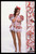 Fotografia d epoca originale 1995 ca COSTUME Eva ROBIN S in abito floreale 35mm VINTAGE SLIDE 9 1