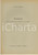 Libro, pubblicazione d epoca 1953 Eugenio LUPORINI Problemi dell architettura medievale lucchese 22 pp. 1