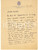Autografo originale 1935 KATOWICE POLAND  Giorgio BENZONI su attività di ricerca AUTOGRAFO 2