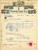 Documento originale, autentico 1932 BUSTO ARSIZIO Manifattura TOSI Lettera commerciale con distinta 1