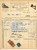 Documento originale, autentico 1932 SACCONAGO Officina meccanica Mario CARNAGHI Fattura 22x28 cm 1