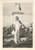 Fotografia d epoca originale 1935 ca AOI DOGALI ERITREA Monumento ai caduti  Ufficiale italiano Foto 7x9 1