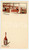 Oggetto da collezione cartaceo 1925 ca FRANCE  CHERRY ROCHER Grande Liqueur  Menù Sur la plage Ill. JAN 1