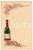 Oggetto da collezione cartaceo 1925 ca REIMS Original champagne MINET JEUNE Demisec Menù ILLUSTRATO 1
