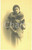 Fotografia d epoca originale 1930 COSTUME ROMA Donna con collo di volpe intera  Foto STRIZZI & COSTANZO 9x14 1