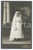 Fotografia d epoca originale 1900 ca LAUSANNE  PONTAISE Fille le jour de première communion Photo E. WURGLER 1
