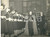 Fotografia d epoca originale 1955 ca s.l. Card. Giovanni Battista MONTINI visita scuola di polizia Foto 1