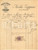 Documento originale, autentico 1909 TORINO Via Santa Chiara 20 Fabbrica di cravatte Nicola ZAPPINO Fattura 1
