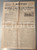 Giornale, rivista storica 1915 WW1 IL MATTINO Battaglia al Montenero  Truppe verso Rovereto Giornale 1