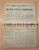 Giornale, rivista storica 1918 Bollettino Opere Assistenza Propaganda  Aggio e guerra  Denuncia cereali 1