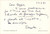 Autografo originale 1991 PADOVA  Renata PIANORI  Biglietto per ringraziamento  Autografo 1