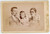 Fotografia d epoca originale 1900 ca MILANO Genitori con figlia  Ritratto  Foto GANZINI E GABRIEL 16x11 cm 1