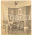 Fotografia d epoca originale 1940 ca Tenuta di BOCKEN CH Camera signora Schwarzenbach Foto WOLF BENDER 1